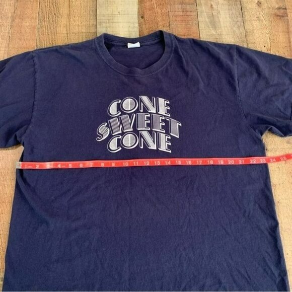 Arctic Circle mens short sleeve crew neck t-shirt with icecream graphic blue -XL - Picture 2 of 10